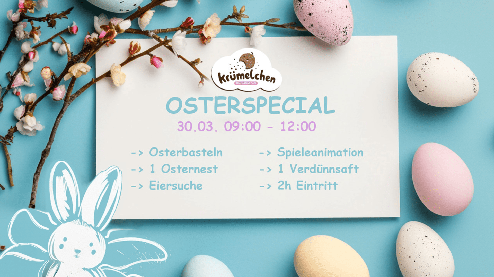 Osterspecial-Flyer - Cafe Krümelchen