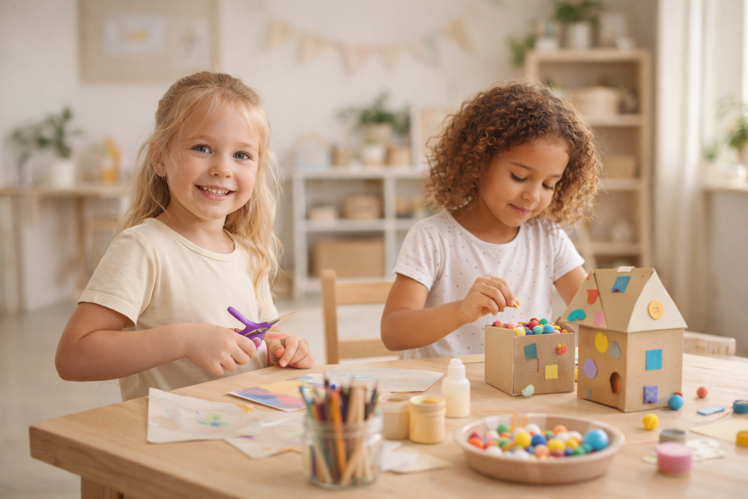 Kreativ und Basteln im Feriencamp